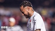 Neymar leaves field in tears as Santos humbled