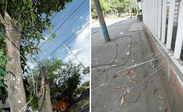 Cables Colgantes: una trampa para conductores (Más Caucherazos aquí) 👇🏽