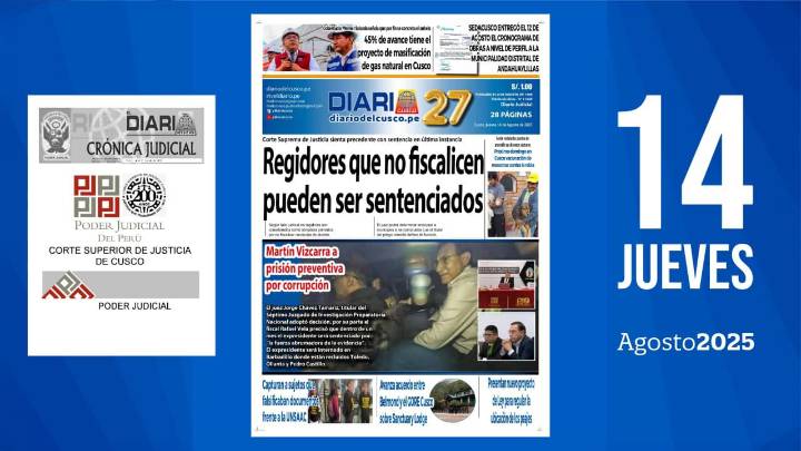 Edición Impresa | Jueves 14 08 2025