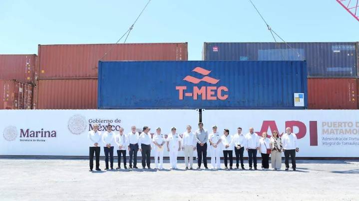 Inauguran en Tamaulipas Puerto Norte-Matamoros; buscan dar servicio a México y Texas