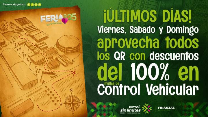 ÚLTIMOS DÍAS DE DESCUENTO EN CONTROL VEHICULAR DURANTE LA FENAPO