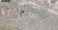 Woman rescued after 300 foot plunge off side of Angeles Crest Highway