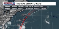 Tropical Storm Fernand forms in the Atlantic Ocean