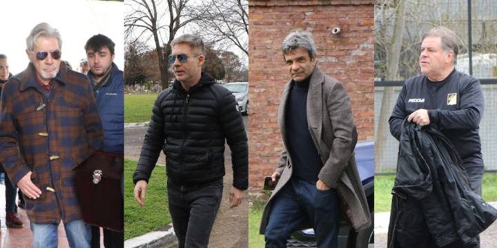 La emotiva despedida a Alberto Martín en el cementerio de Boulogne rodeado de familiares y amigos del espectáculo