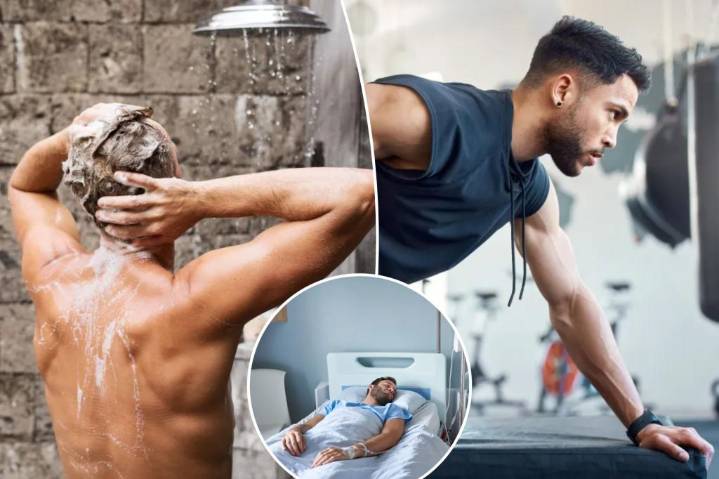 Gymgoer hospitalized after 'shower mistake' post