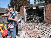 'Get out!' — Passerby rouses family ahead of flames engulfing home