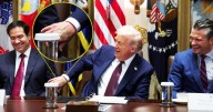 Trump Botches Attempt to Cover Up His Heavily Bruised Hand