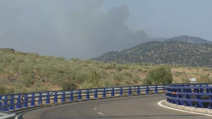 El CPEI de la Diputación de Badajoz refuerza la cobertura en los límites con Cáceres por los incendios
