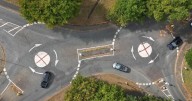 Why St George's cross has appeared in the middle of three Greater Manchester roundabouts