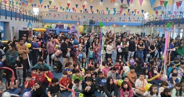 Exitoso festejo del día del niño de los empleados de comercio