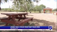 Picnic table stolen from Cameron County park