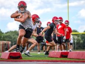 Bedford Mules open football practice with optimism, new-look option attack on offense