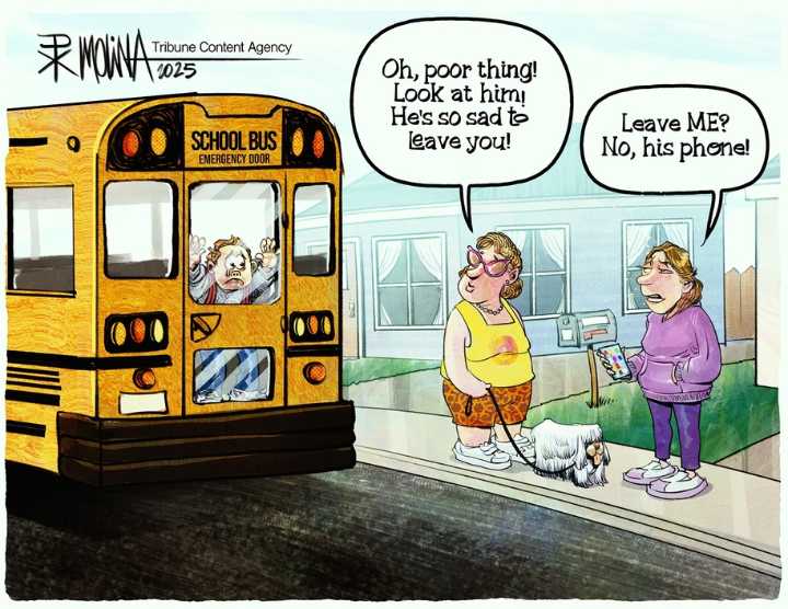 Cartoon: Back to school