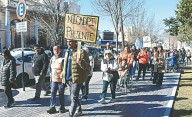 MANIFESTACION CONTRA EL VETO