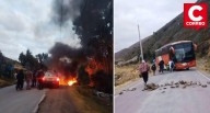 Huancavelica: Transportistas de Acobamba inician paro indefinido por mal estado de carreteras