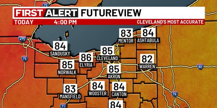 Northeast Ohio Weather: Hot this weekend; dry pattern continues