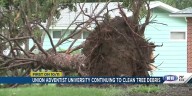 Crews clear debris in Capitol Beach Neighborhood and Union Adventist University