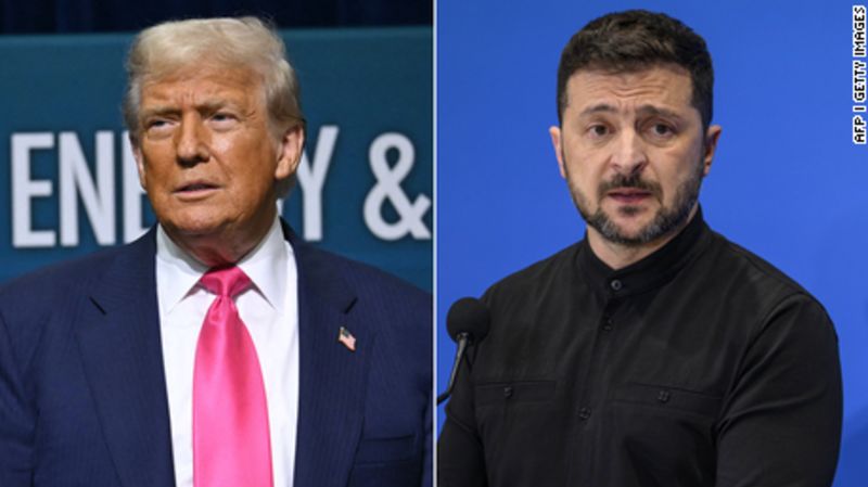 Trump tells Zelensky to give up Crimea and never join NATO ahead of White House talks