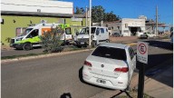 Fuerte accidente en Basavilbaso entre un auto y una camioneta