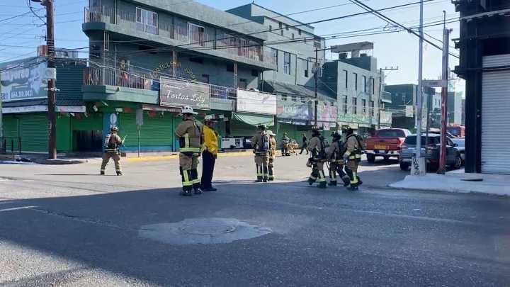 Explosión en Zona Centro de Tijuana Moviliza a Autoridades; Piden Tomar Rutas Alternas