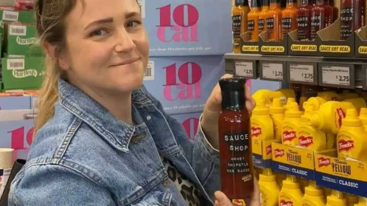 I started a market stall side hustle with my husband - now we're sold in Tesco & Aldi's middle aisle, it's a total dream