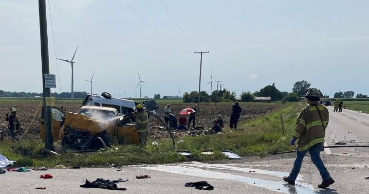 6 people dead after a truck crashed into a van carrying members of an Amish group in Michigan