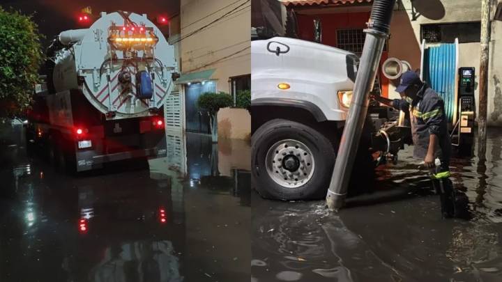 Lluvias dejan al menos 23 encharcamientos en CDMX