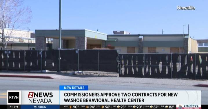 Washoe County Commissioners approve two contracts for new Washoe Behavioral Health Center