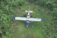 Fuerzas del orden capturan una avioneta que sería empleada para el traslado de droga