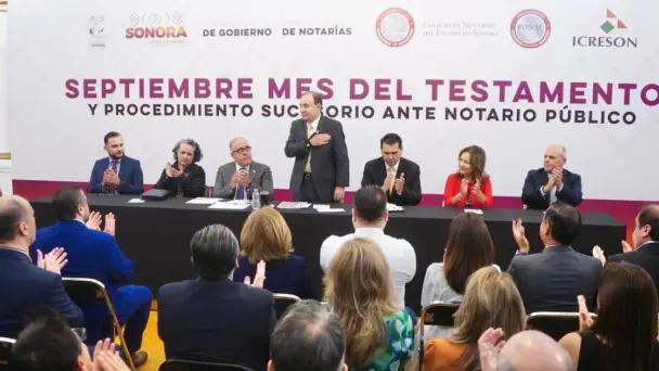Gobierno de Sonora y Notarios darán descuentos para testamentos