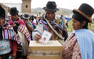 Bolivia votará a favor de un posible viraje tras 20 años de la izquierda en el poder