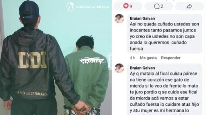 Braian Galván se mantuvo en silencio
