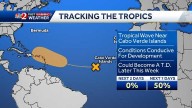 National Hurricane Center tracking areas of interest in Atlantic