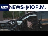 Officers hurt in crash, alleged hospital shooter arrest, drive