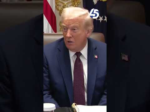 President Trump says Gov. Moore told him he's doing 'a great job'