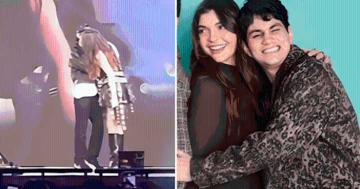 El inesperado beso de Miranda Capurro y Domenico Benavides que encendió a la multitud del Zaca Fest: ''Esto es amor''