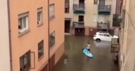 Man feeding stray dogs dies after 'water bomb' hits popular Brit holiday hotspot