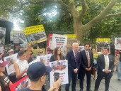 CM Holden hosts rally supporting Ryder’s Law as part of efforts to wind down NYC’s horse carriage industry