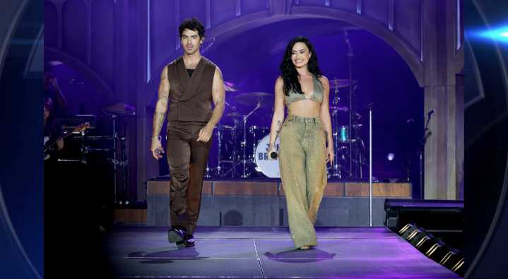 Demi Lovato reunites with ex-boyfriend Joe Jonas for a ‘Camp Rock’ performance 