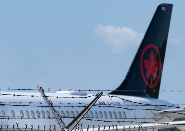 In the news today: Air Canada flight attendants picketing at airports