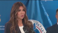 Demonstrators protest visit by DHS Secretary Kristi Noem in Chicago