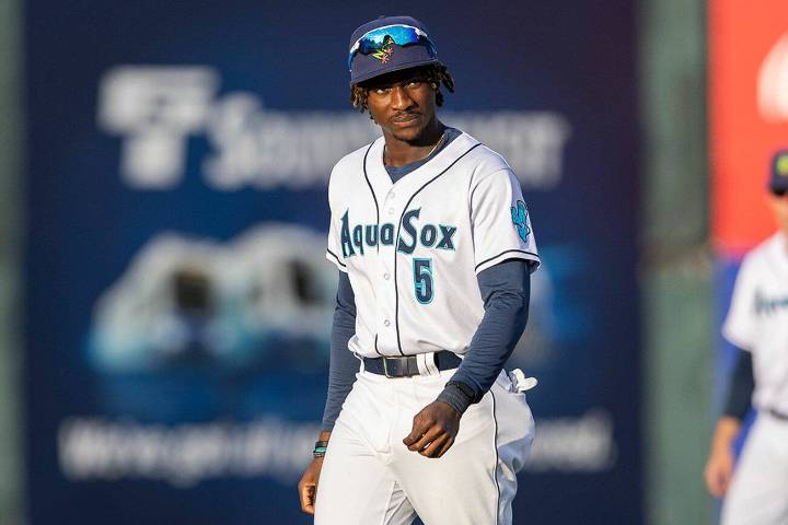 After a little waiting, Felnin Celesten pops in AquaSox debut
