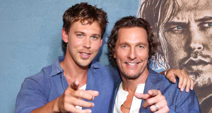 Austin Butler Gets Support from Matthew McConaughey at ‘Caught Stealing’ Screening in Texas! | Austin Butler, Caught Stealing, Darren Aronofsky, Matthew McConaughey | Just Jared: Celebrity News and Go