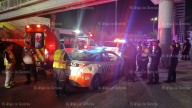 Salvan a hombre que intentaba lanzarse de puente peatonal en Torreón
