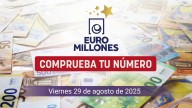 Comprobar Euromillones: resultado y números premiados del sorteo hoy, viernes 29 de agosto de 2025
