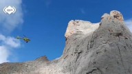 Rescatan a un escalador enriscado en la base del Torre del Oso, a 2.000 metros de altura, en Picos de Europa