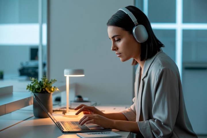 Escuchar música en el trabajo: ¿mejora o afecta tu concentración?