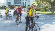 Grandmothers for Africa pumping pedals for fundraising following USAID cuts