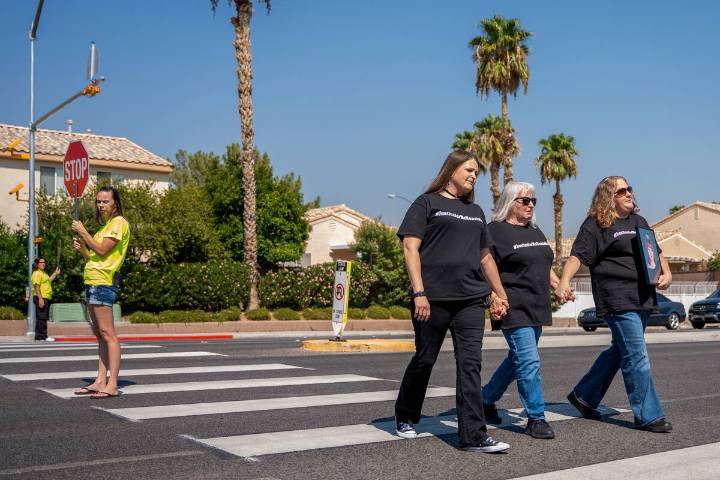 Las Vegas crosswalk enhanced to protect Arbor View High School students