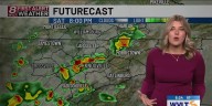 Scattered showers and thunderstorms lingering tonight